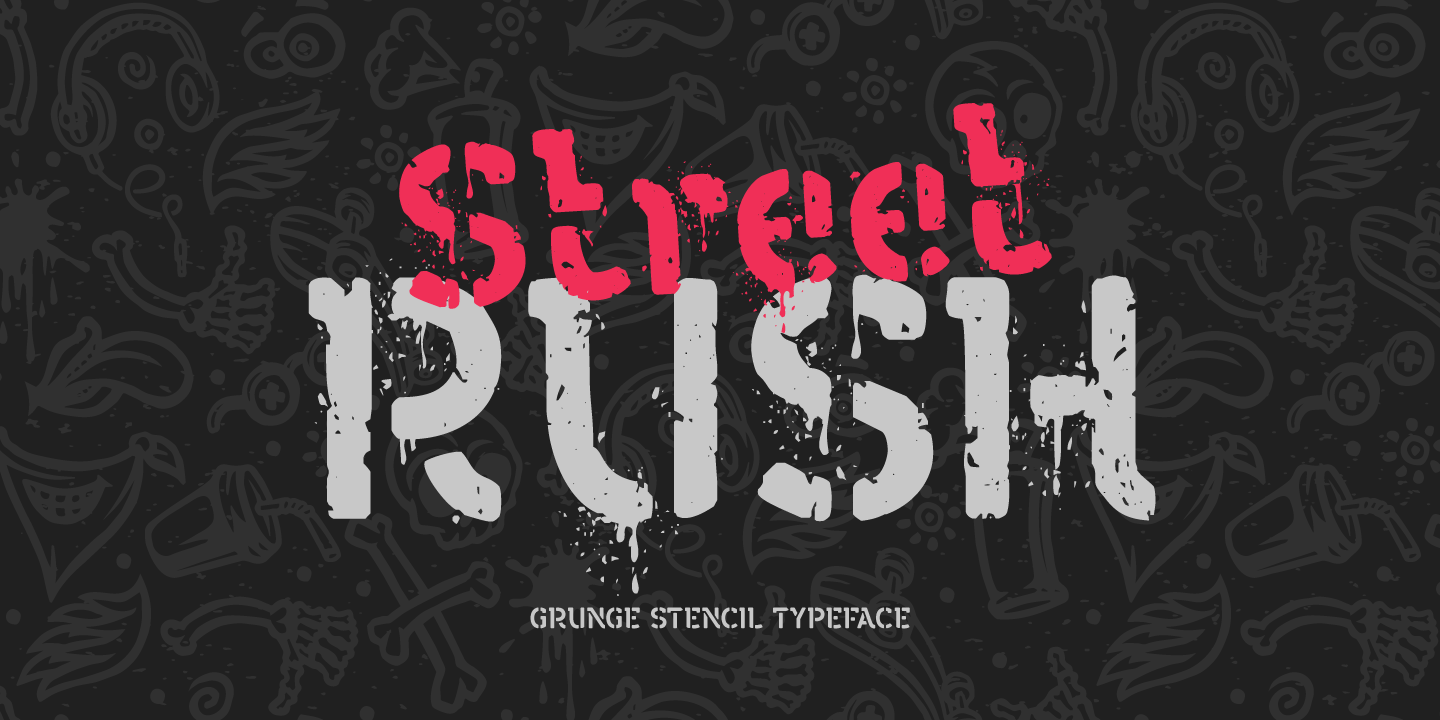 Шрифт Street Rush